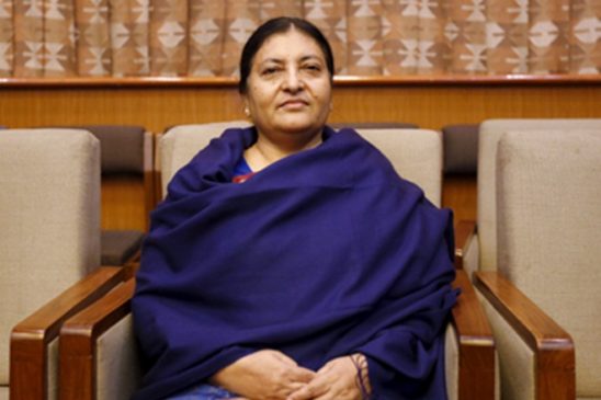 राजपा नेताले भेटे राष्ट्रपति, अध्यादेश जारी गर्न माग