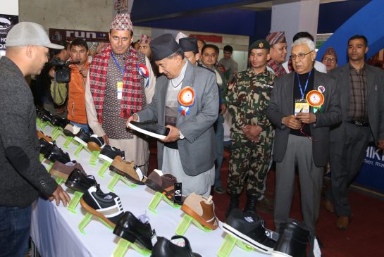 स्वदेशी ५० प्रतिशत जुत्ता उत्पादन