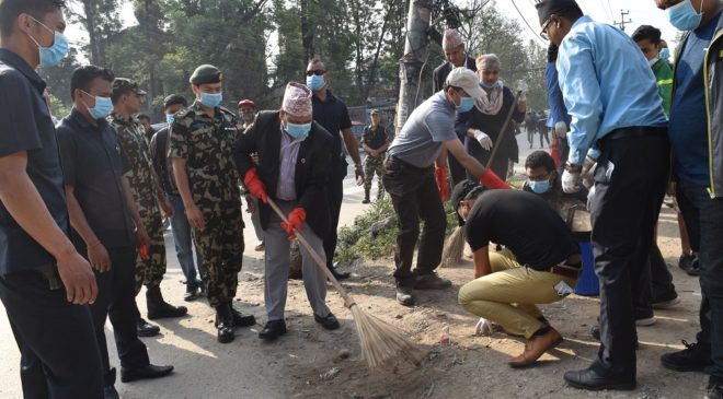 स्वच्छ वातावरण महाअभियान शुरूः एक वर्षमा प्रदुषणमुक्त उपत्यका बनाइने