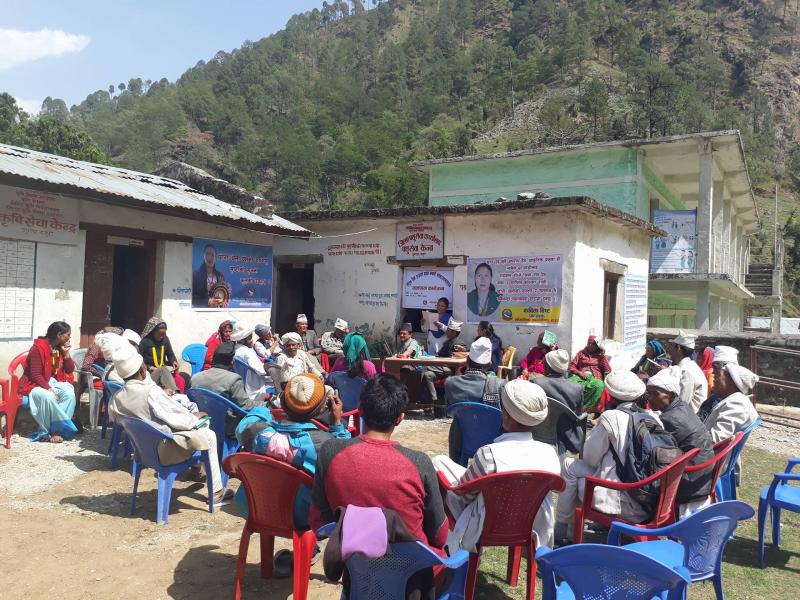 बाजुराको बडिमालिका नगरपालिकामा नेकपाले लगायो ताला