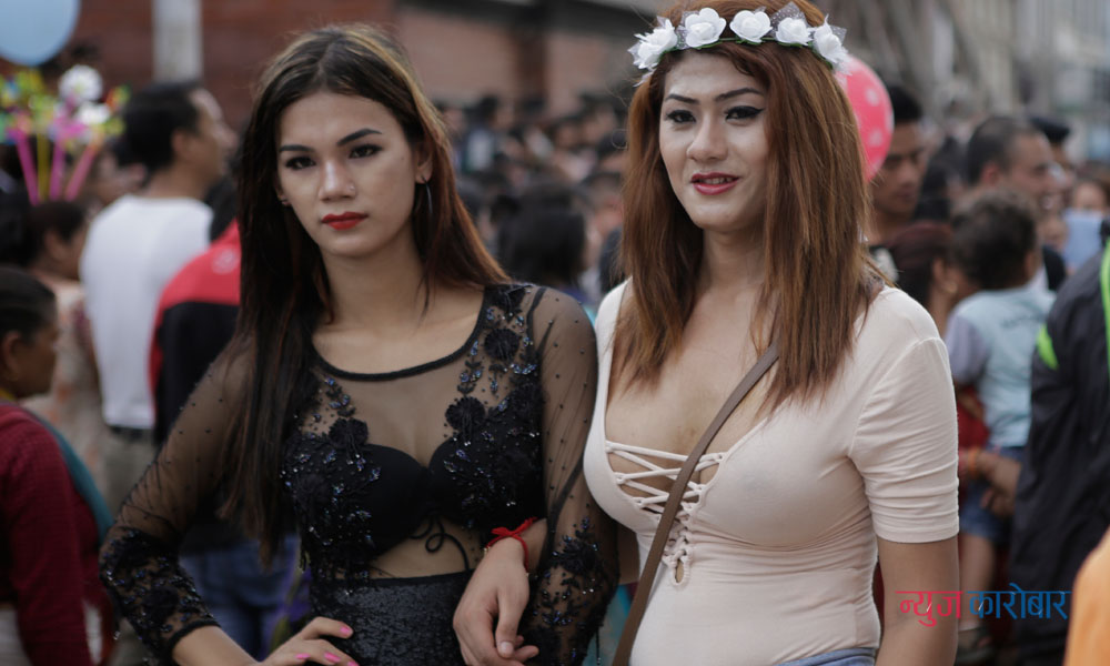 फोटोमा हेर्नुहोस्, तेस्रो लिङ्गीले यसरी मनाए गाइजात्रा
