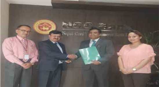 एनसीसी बैंक र लाइफ इन्स्योरेन्स कर्पोरेसनबीच सम्झौता