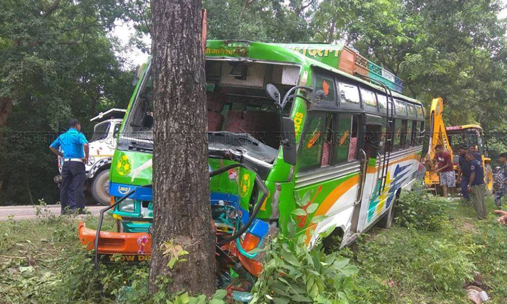 सैनामैनामा बस दुर्घटना, ३६ जना घाइते