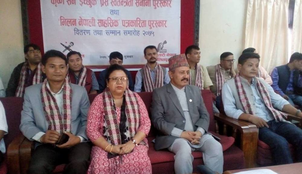 समाजवाद निर्माणमा पत्रकारको भूमिका छ : शिक्षामन्त्री पोखरेल