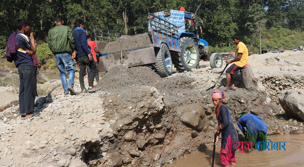 स्थानीय तह धमाधम उठाउँदै नदीजन्य राजस्व, प्रदेशले पाउन बाँकी