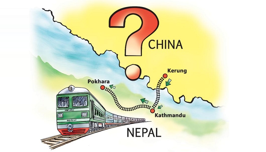 Train from Kerung to Nepal