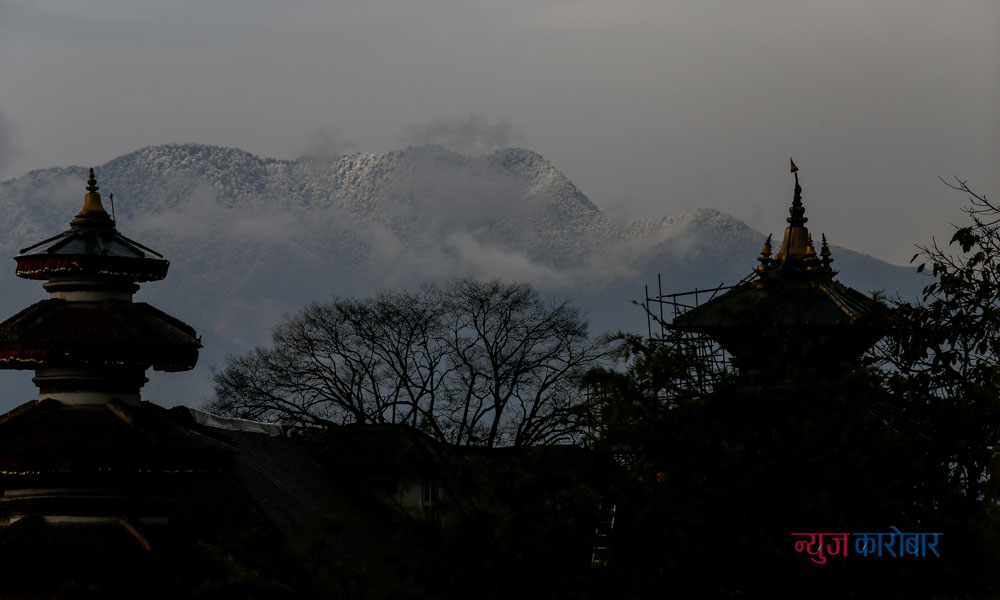 snowfall in Kathmandu Newskarobar