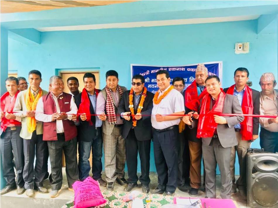 परिवार दलका अध्यक्ष अध्यक्ष ढकालको पहलमा बन्यो विद्यालय
