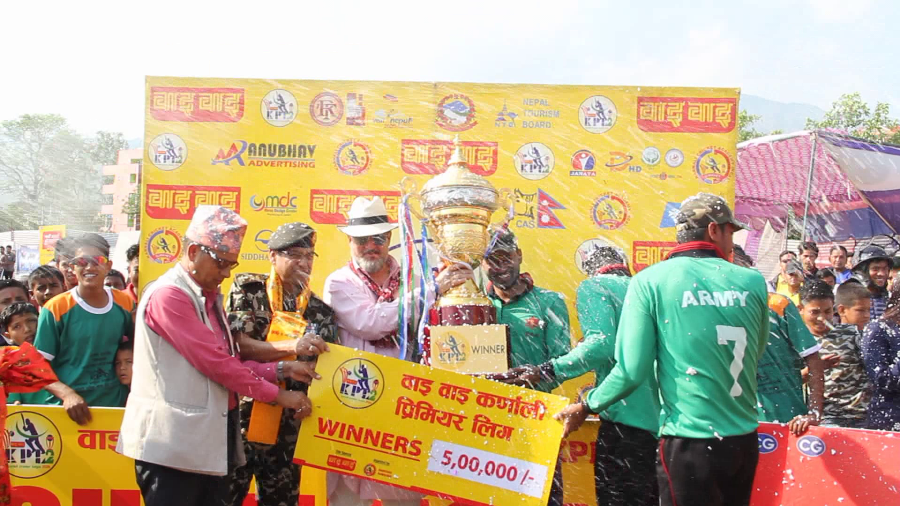 कर्णाली प्रिमियर लिगको उपाधि त्रिभुवन आर्मीलाई