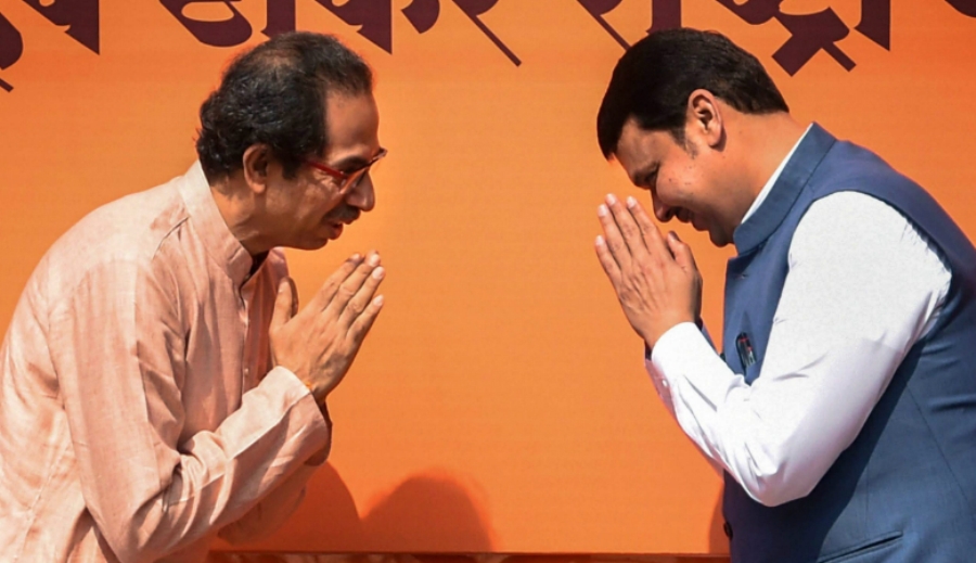 महाराष्ट्र राज्यमा सरकार बनाउँदै भाजपा र शिव सेना