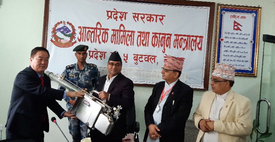 डेङगु नियन्त्रणका लागि मेशिन हस्तान्तरण