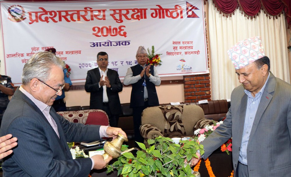 देशमा शान्ति र स्थिरता सुदृढ बन्दै गएको छ : गृहमन्त्री