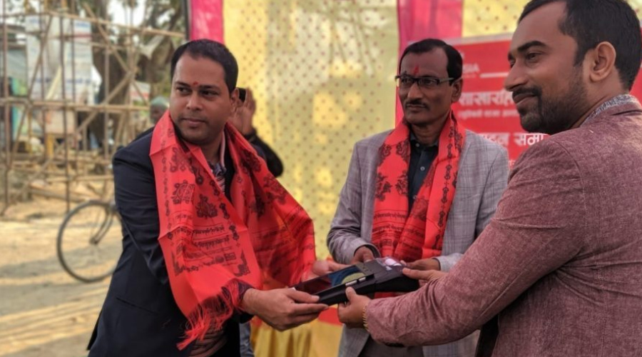 लुम्बिनीको ओडवलियामा एनआईसी एशियाको शाखारहित सेवा