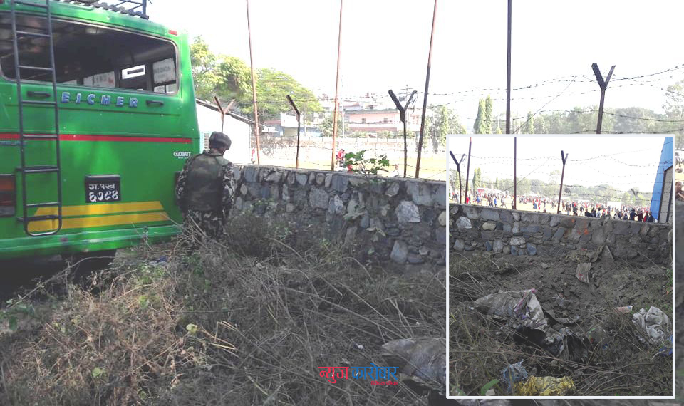 कास्कीमा नेकपाको चुनावीसभालाई लक्षित गरी बम विस्फोट
