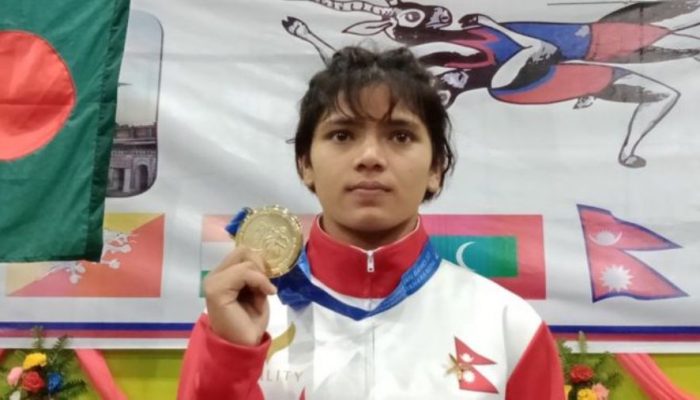 संघर्षको तीन वर्षमै जितिन् संगीताले स्वर्ण पदक