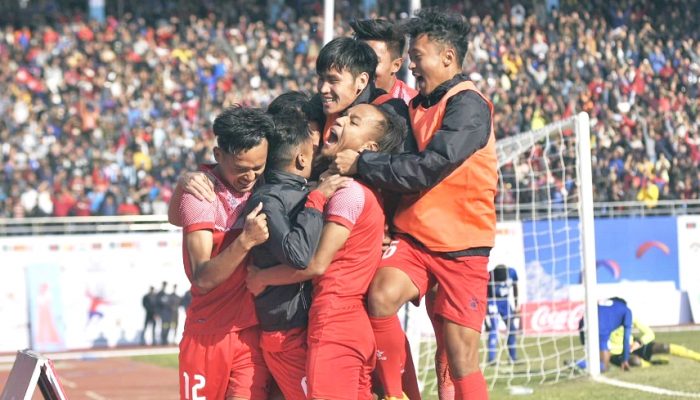 पुरूष फुटबल : माल्दिभ्सलाई पराजित गर्दै नेपाल शीर्ष स्थानमा