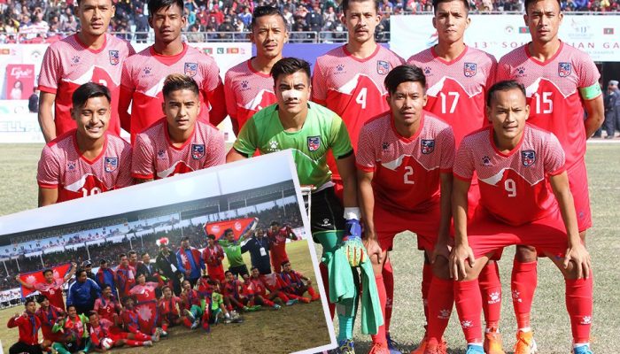 भुटानलाई हराउँदै नेपालले जित्यो स्वर्ण