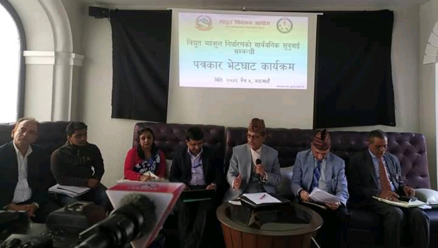 प्रविधिमार्फत सार्वजनिक सुनुवाई गर्दै विद्युत नियममन आयोग