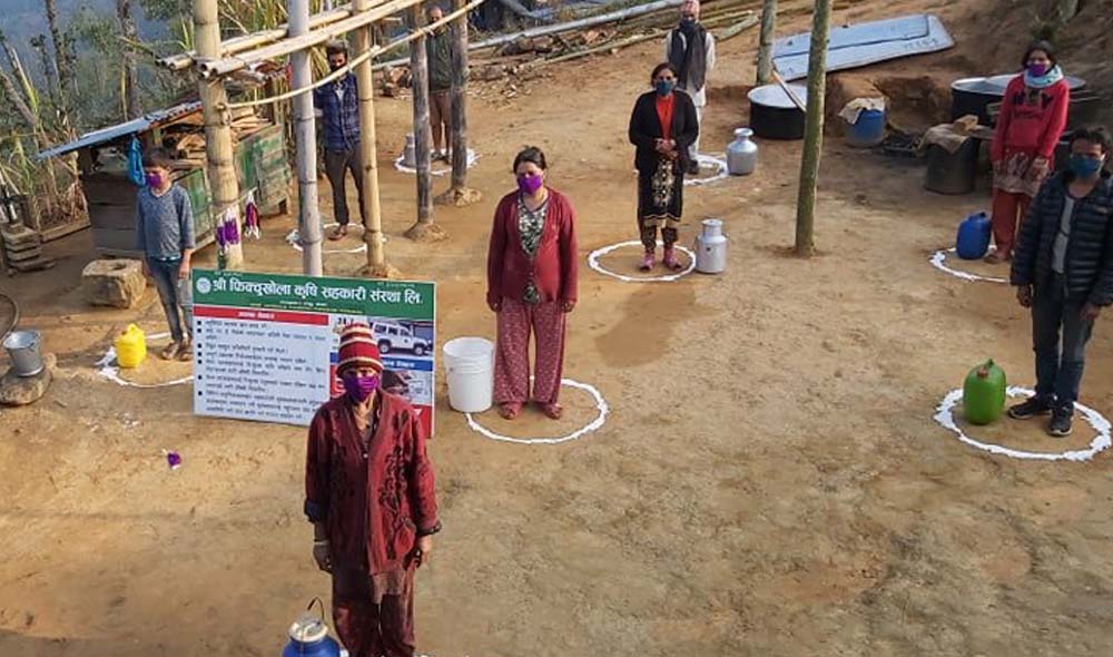 कोरोना भाइरसबारे कृषकलाई सचेतना
