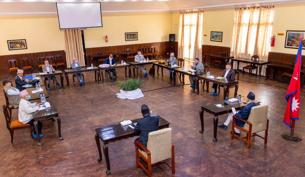 एमसीसीबारे निर्णय गर्न बसेको नेकपा सचिवालय बैठक विनानिष्कर्ष सकियो