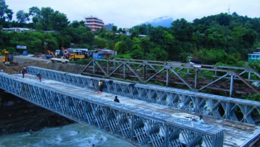 पुल बगाएको ९ महिनापछि बेलिब्रिज