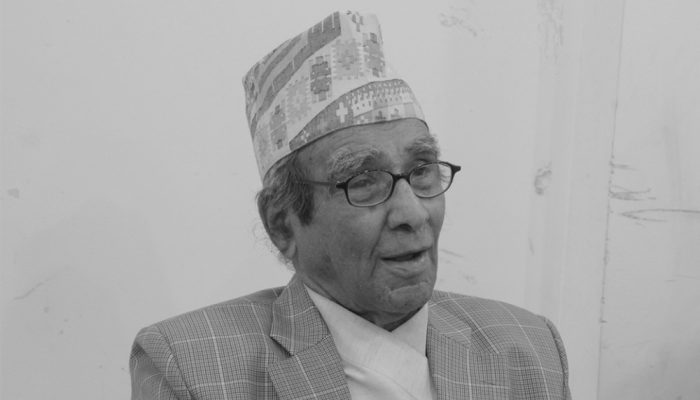 यस्तो छ राष्ट्रकवि माधवप्रसाद घिमिरेको अन्तिम गीत