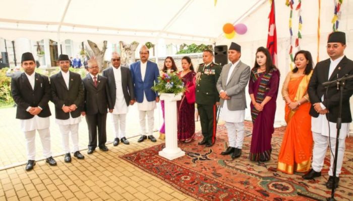 नेपाली दूतावास बेलायतमा संविधान दिवस मनाइयो