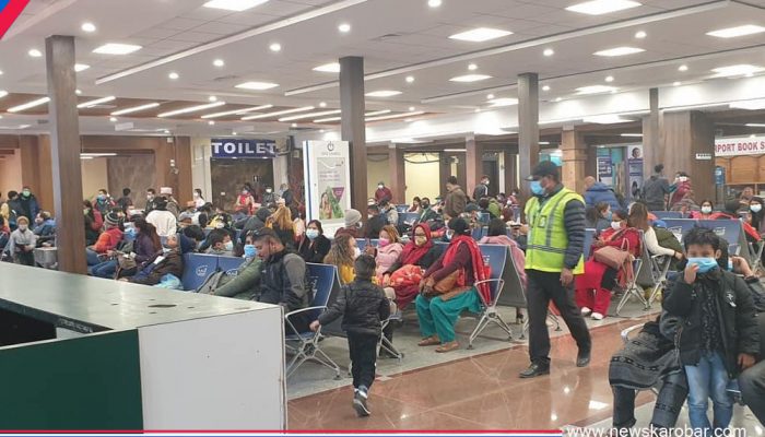 कोभिड कहरले हवाई यात्रु घटे