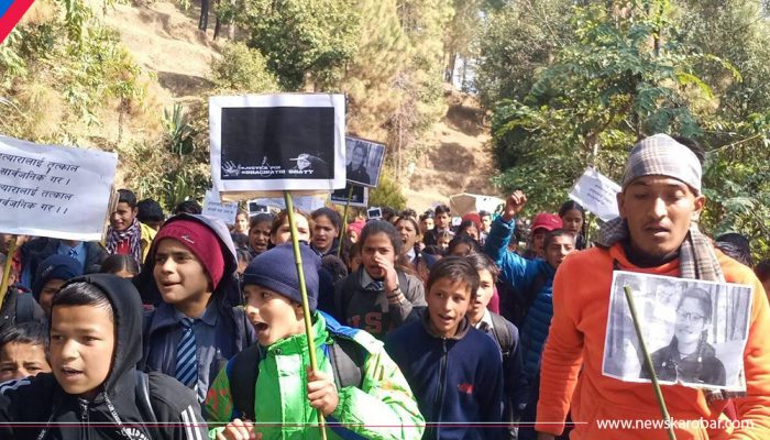 भागरथी हत्या प्रकरण : घटनास्थलमा सीआईबीको टोली र तालिमप्राप्त कुकुर